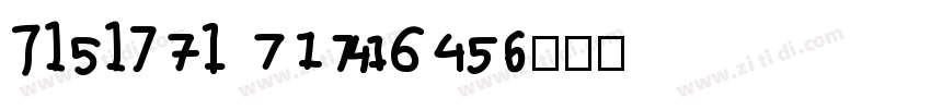 digital number字体转换